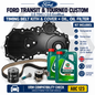 Timing Belt Kit & Cover With Oil + Oil Filter - Fits FORD TRANSIT CUSTOM 2.0 ECO