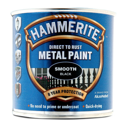Hammerite Direct To Rust Quick Drying Metal Paint - Various Colours - 250ml
