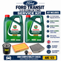 FORD TRANSIT 2016-2021 2.0L EcoBlue MANN FILTERS + GENUINE CASTROL 0W30 OIL