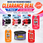 7 x Car Air Freshener Bundle Mix Pack - LITTLE JOE, FANTA, COLA, VANILLA - SALE