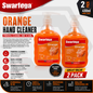 2 X SWARFEGA Orange Hand Cleaner 450ml - Solvent-Free Heavy Duty Hand Wash