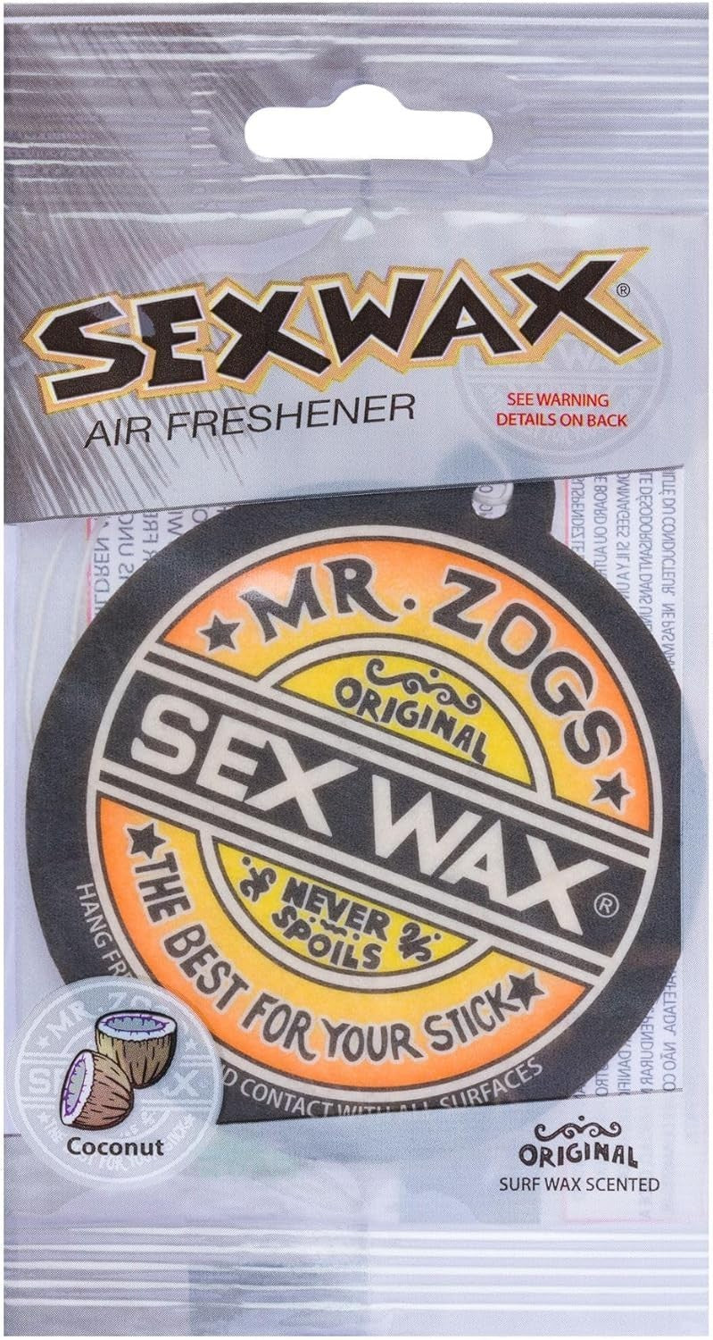 MR ZOGS SEX WAX AIR FRESHENER - COCONUT SCENT - CAR, VAN, HOME, CAMPER & MORE