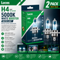LUCAS H4 Headlamp Bulbs WhiteBooster 5000k Whiter Light Upgrade 12V 55W Halogen