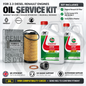 Renault MASTER MOVANO 2.3 dCi Genuine Oil Service Kit Castrol GTX 5W-30 RN17 10L