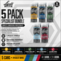 LIQUID WRENCH Smart Straw 5 PACK Bundle - Penetrate, Silicone, Lubricate, Chain