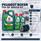 GENUINE PEUGEOT BOXER 2.0/2.2 BLUEHDI - Oil Service Kit + 7L Castrol 5W30 STL