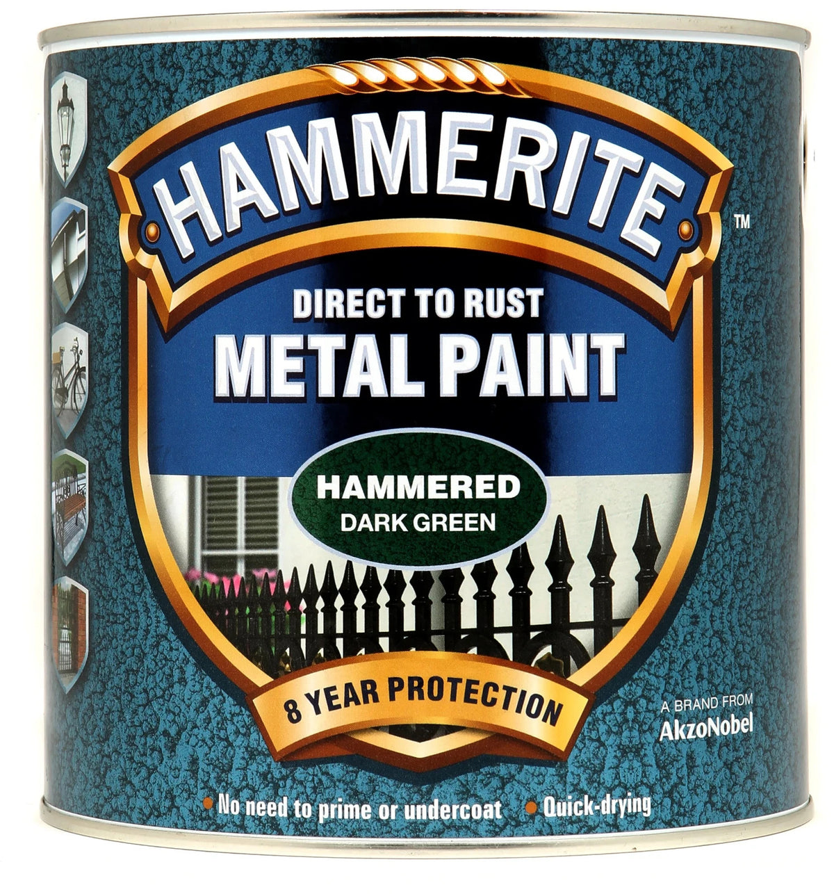 Hammerite Direct To Rust Quick Drying Metal Paint - Various Colours - 250ml