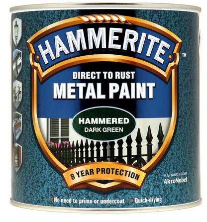 Hammerite Direct To Rust Quick Drying Metal Paint - Various Colours - 250ml