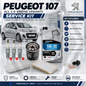 Full Service Kit (PEUGEOT 107) OIL, AIR CABIN FILTERS and OIL + PLUGS 2005-2014