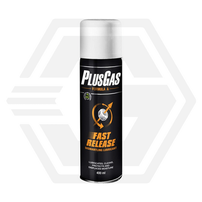 PLUS GAS Fast Release 400ML - Dismantling Oil Lubricant Fluid - Penetrating Rust