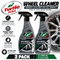 2 x Turtle Wax Wheel Cleaner Restores Instant Alloy Shine Clear Brake Dust 500ml