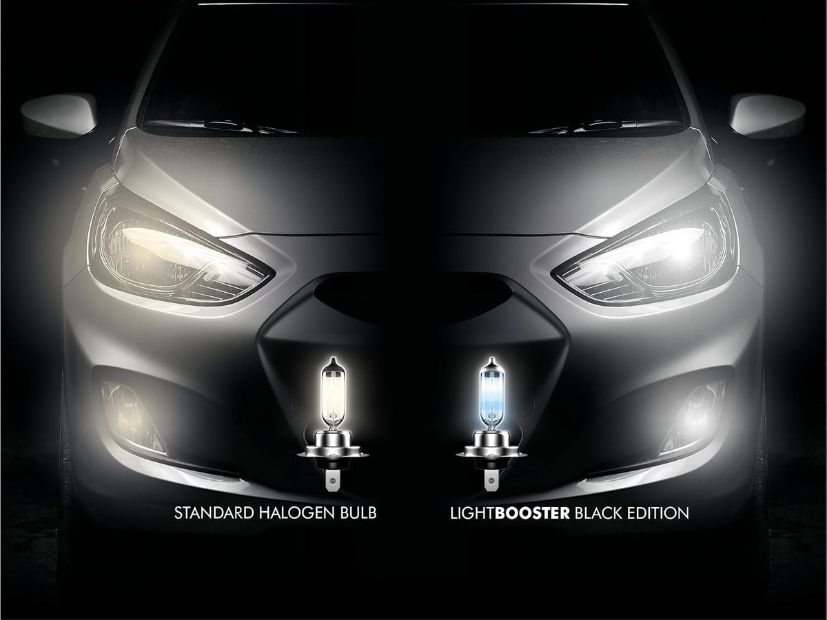 LUCAS H4 Bulbs LIGHTBOOSTER 180% Brighter Upgrade Headlight Headlamp 12v TWIN PK