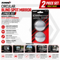 2 PACK Blind Spot Mirror Round Adhesive 2"Inch Easy Fit Wide Angle Summit RV16P