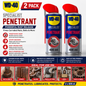2 x WD-40 Specialist Penetrant Spray - Professional-Grade Lubrication Fast Act