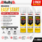 3 X HOLTS BRADEX EASY START For Petrol & Diesel Engines Cold Starts Spray 300ML
