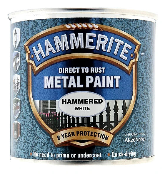 Hammerite Direct To Rust Quick Drying Metal Paint - Various Colours - 250ml