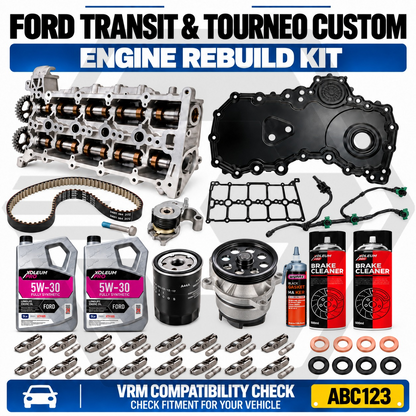 FORD TRANSIT CUSTOM 2.0 ECOBLUE - Timing Belt Kit & Full Engine Rebuilt Kit