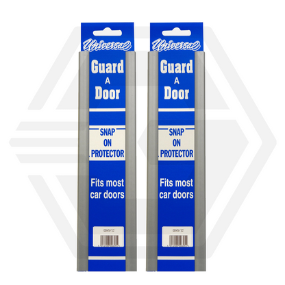 4 X Universal 12 Inch SILVER Door Edge Protector Chip Guard - PROTECTS CAR & VAN