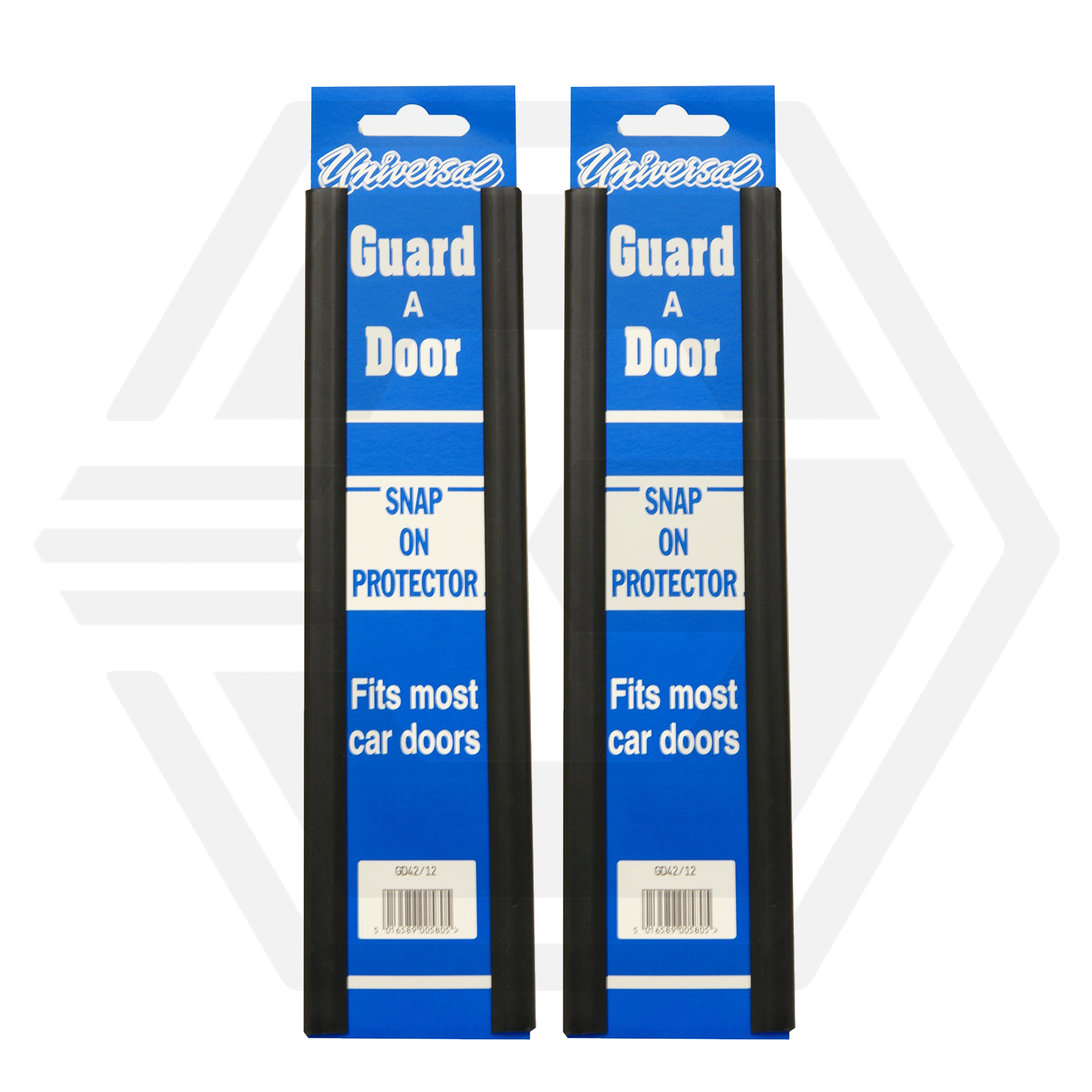 2 Pack Universal 12 inch Black Door Edge Protector Chip Guard. Protects Car Van