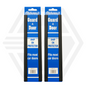 2 Pack Universal 12 inch Black Door Edge Protector Chip Guard. Protects Car Van