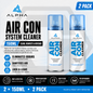 2 x ALPHA Air Con Cleaner 150ml - Car Sanitiser & Deodoriser -  FRESH SCENT
