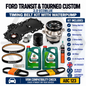 FORD TRANSIT 2.0 ECOBLUE - Timing Belt Kit + Timing Cover + Water Pump + 10L OIL