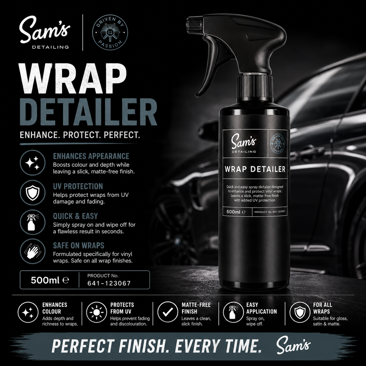 Sam's Detailing Wrap Detailer 500ml