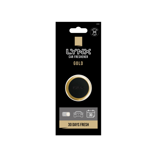 Lynx 3D Mini Vent Air Freshener - Gold