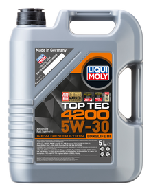Top Tec 4200 5W30 New Gen Longlife 5 Litres