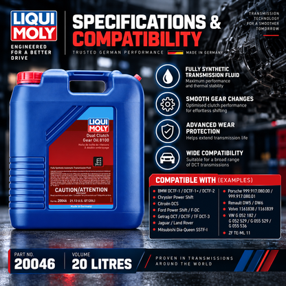 Dual Clutch Transmission Oil 8100 20L - 3641