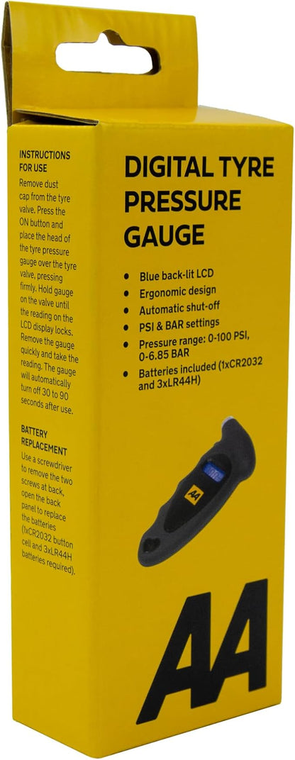 AA Digital Tyre Pressure Gauge