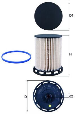 AUDI Q7 3.0 DIESEL 2015 - 2019 Mahle Service Kit