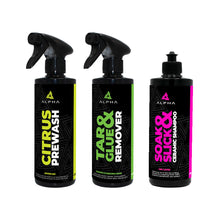 ALPHA Detailing Car Wash Kit - Pack of 3