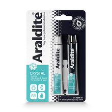 Araldite Crystal 400008 Colle époxy en deux parties pour bijoux en verre 30 ml