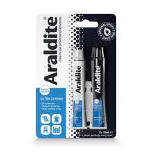 Araldite Tube Standard Epoxy Power Ultra Adhésif Super Colle Matériaux 2 x 15 ml
