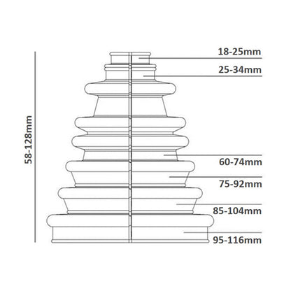 CVS18 Split CV Boot kit