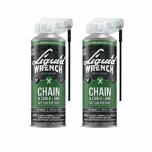 Liquid Wrench Chain & Cable Lube Smart Straw 400ml (PACK OF 2)