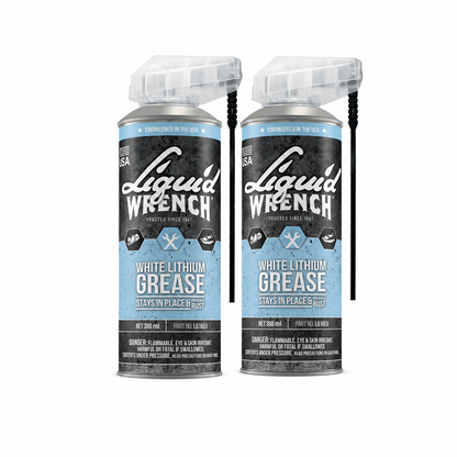 Liquid Wrench White Lithium Grease Smart Straw 400ml (PACK OF 2)