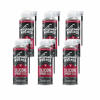 Liquid Wrench Silicone Spray Smart Straw 400ml (PACK OF 6)