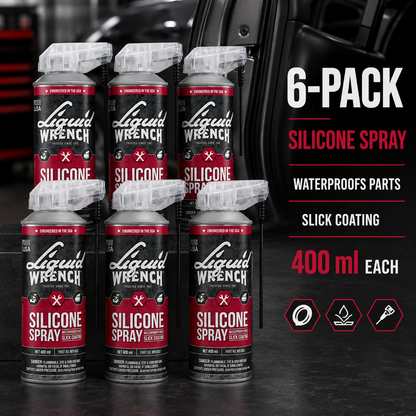 Liquid Wrench Silicone Spray Smart Straw 400ml (PACK OF 6)