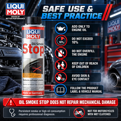 LIQUI MOLY Oil Stop Smoke 300ml [PACK OF 4] - 8901