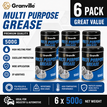 Granville Multi-Purpose Grease 500g (PACK OF 6)