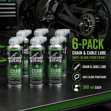Liquid Wrench Chain & Cable Lube Smart Straw 400ml (PACK OF 6)