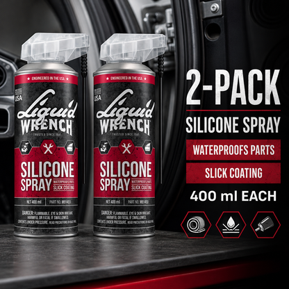 Liquid Wrench Silicone Spray Smart Straw 400ml (PACK OF 2)