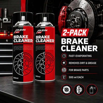 2 x Xoleum PRO Brake & Clutch Cleaner 500ml