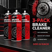 3 x Xoleum PRO Brake & Clutch Cleaner 500ml