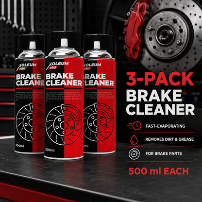 3 x Xoleum PRO Brake & Clutch Cleaner 500ml