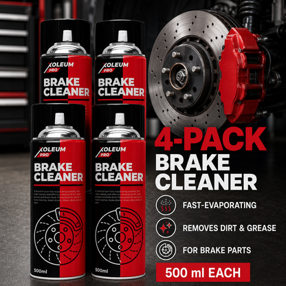 4 x Xoleum PRO Brake & Clutch Cleaner 500ml