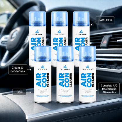 ALPHA Detailing Air Con Cleaner 150ml - Pack of 6