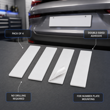 10 X Number Plate Sticky Pads Double Sided Self Adhesive Strong Weatherproof